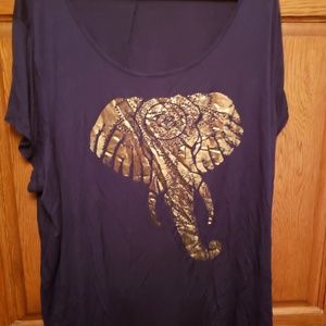 Elephant  tee symbol if strength and wisdom